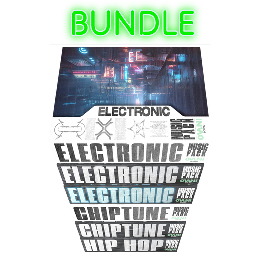 Futuristic Music Bundle bundle art