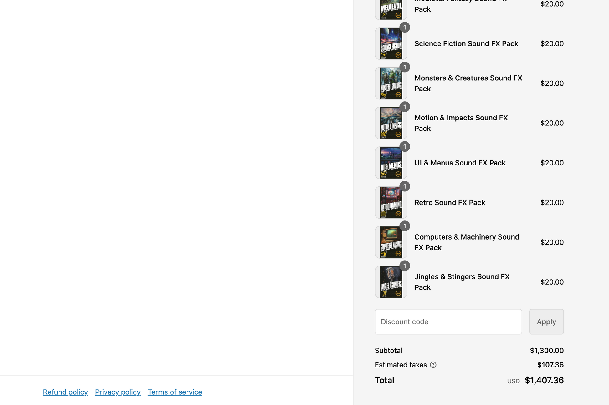 Humble Bundle: Audio Odyssey -- Tier 3 -- (32 Packs) - Ovani Sound