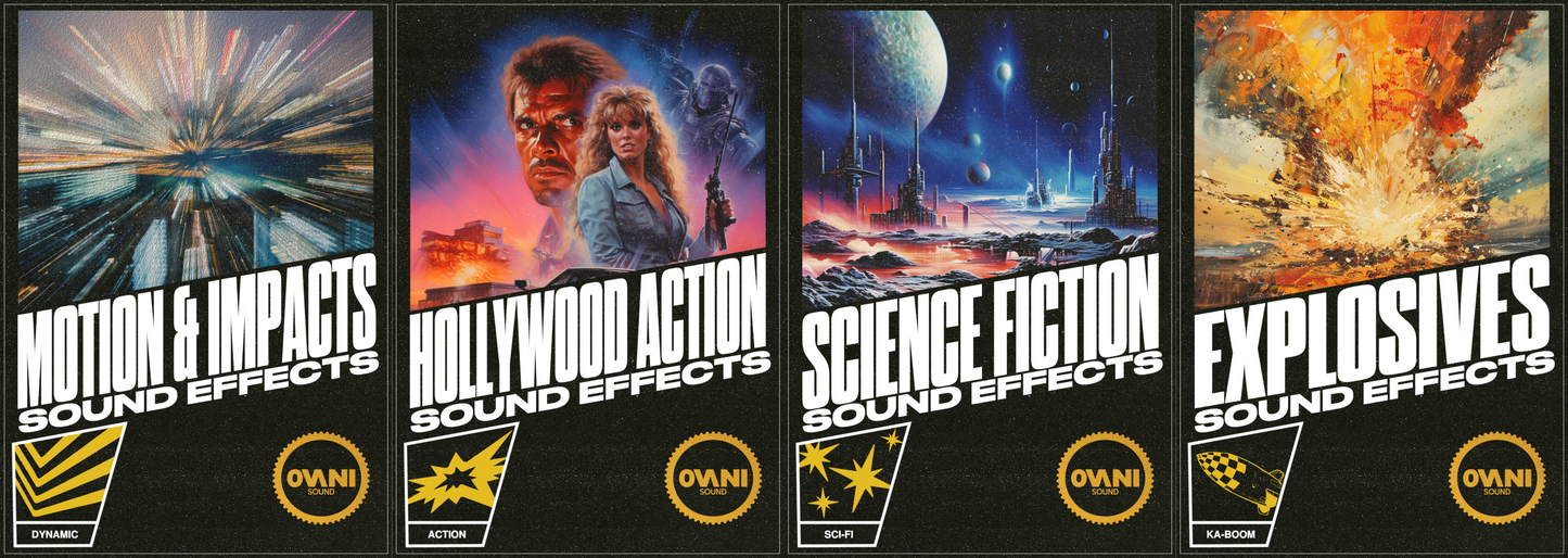 xxx-7/30/2024 Seismic Charge, Motion and Impacts, Hollywood Action, Science Fiction, and Explosives Bundle - Ovani Sound