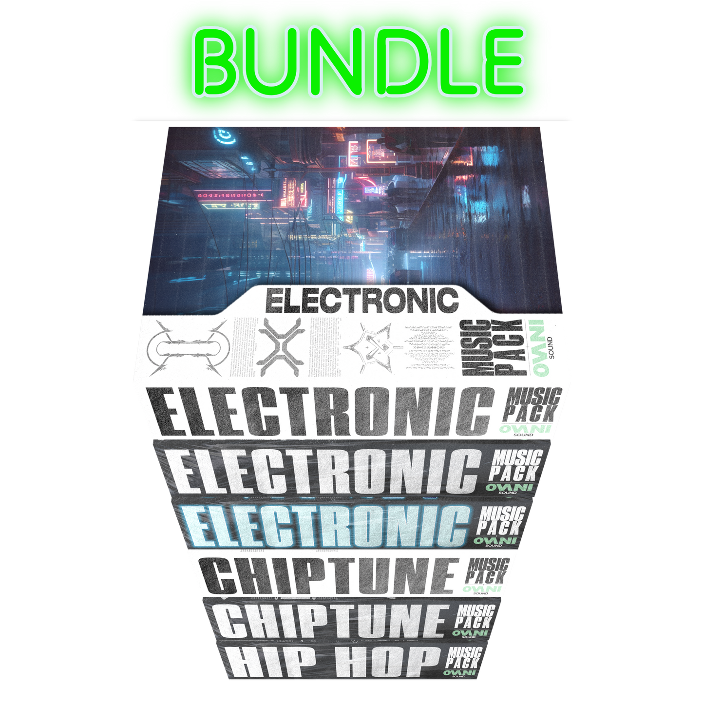 Futuristic Music Bundle bundle art
