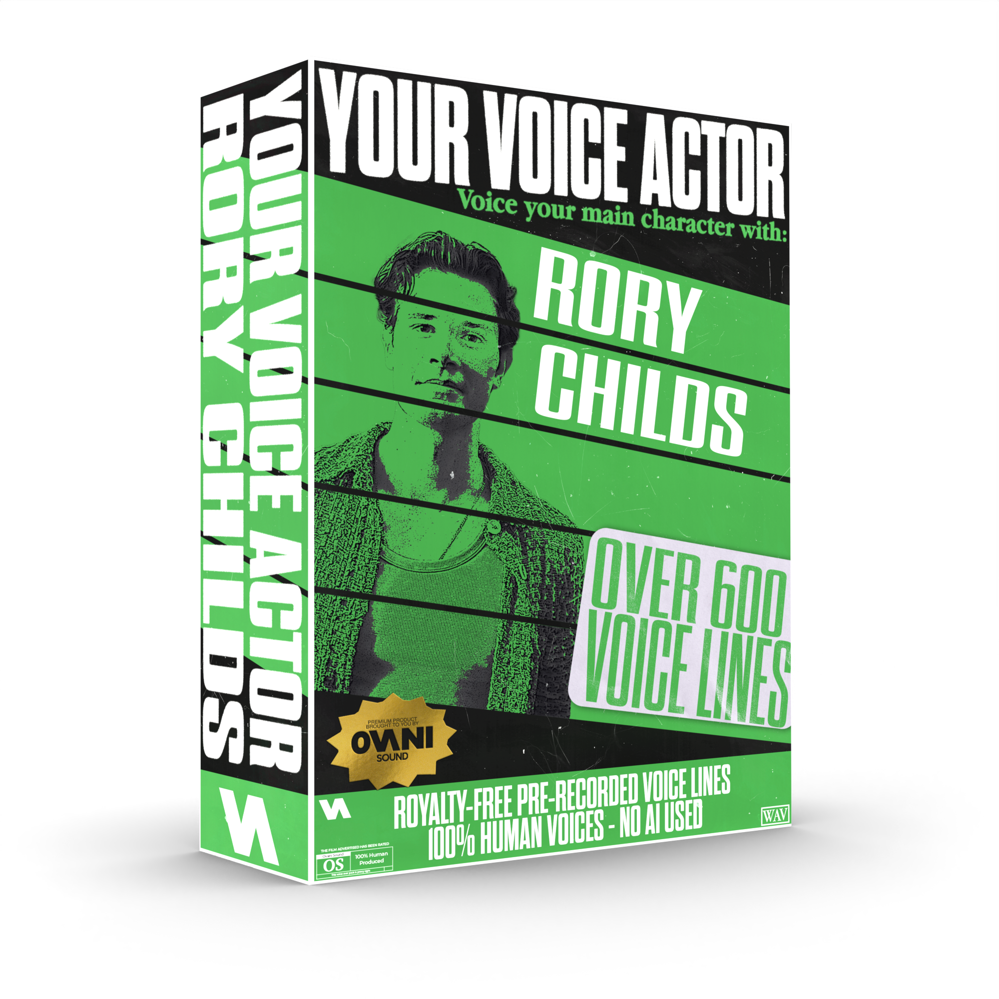 Your Voice Actor: Rory Childs Voice Over Pack