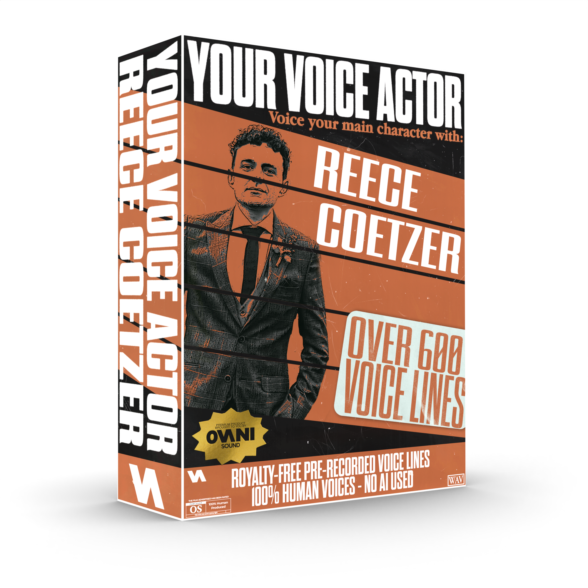 Your Voice Actor: Reece Coetzer Voice Over Pack